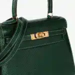 Hermès Vintage Mini Kelly 20 Sellier Vert Moyen Niloticus Lizard Gold Hardware Quality Replica