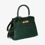 Hermès Vintage Mini Kelly 20 Sellier Vert Moyen Niloticus Lizard Gold Hardware Quality Replica